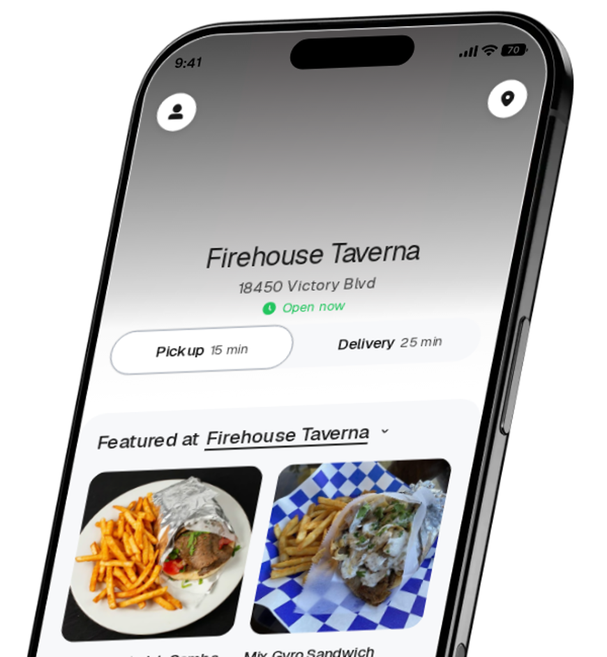 Firehouse Taverna app preview