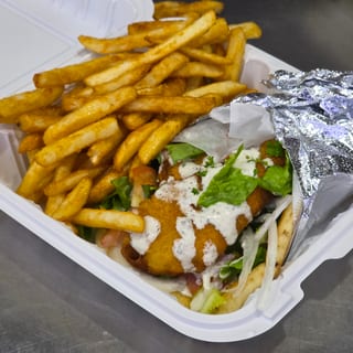 Fish Pita Sandwich Combo