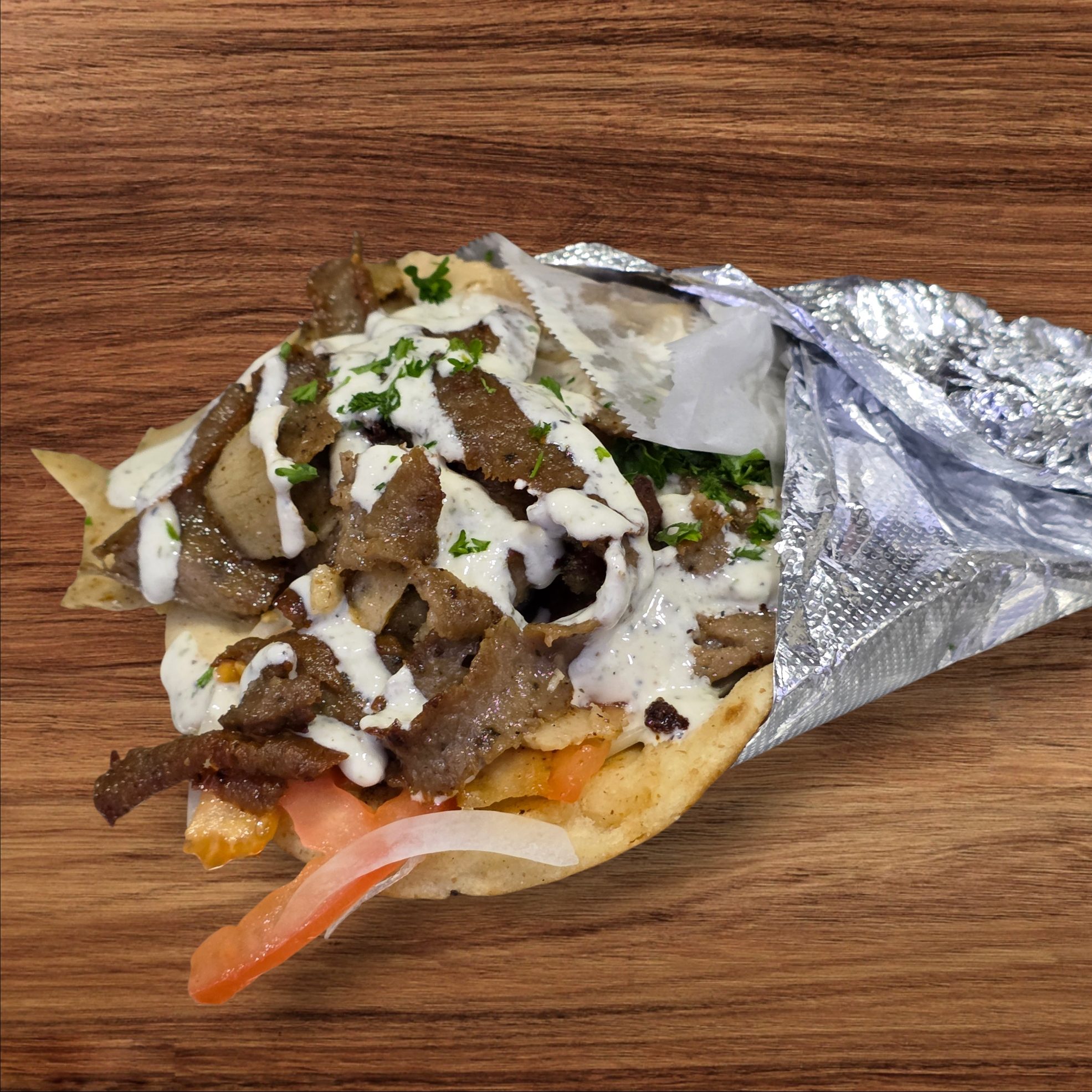 Gyros Sandwich.