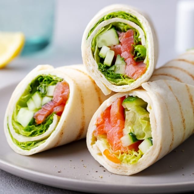 Fish Pita Sandwich.