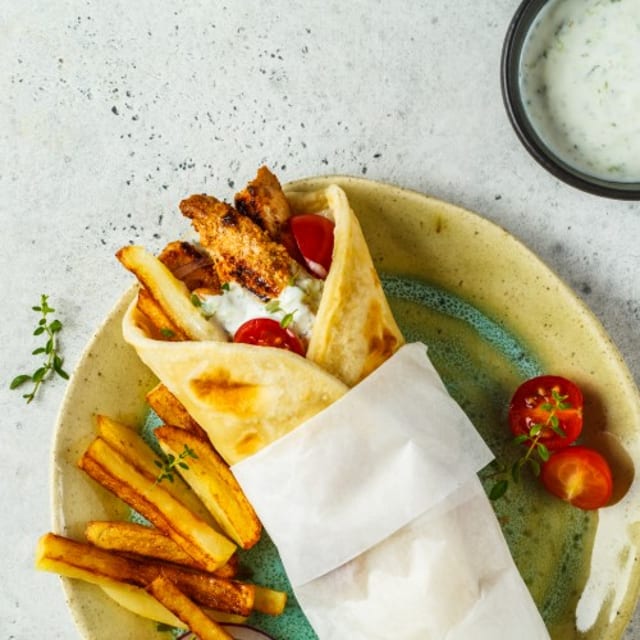 Pork Souvlaki.