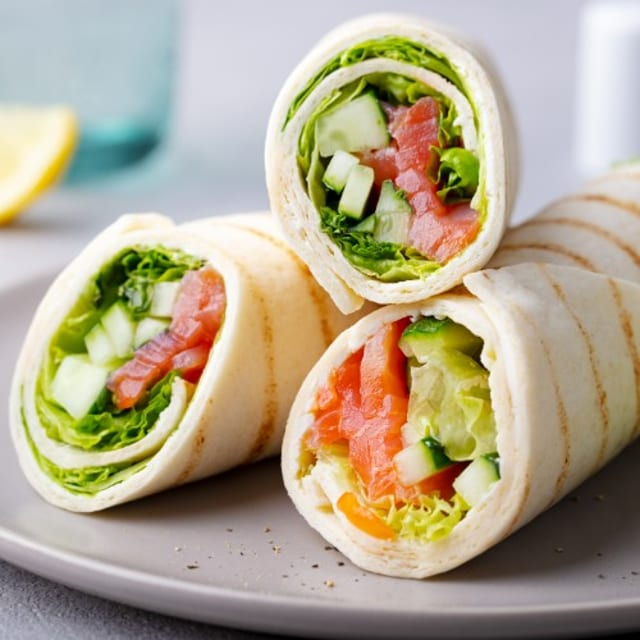 Fish Pita Sandwich Combo.