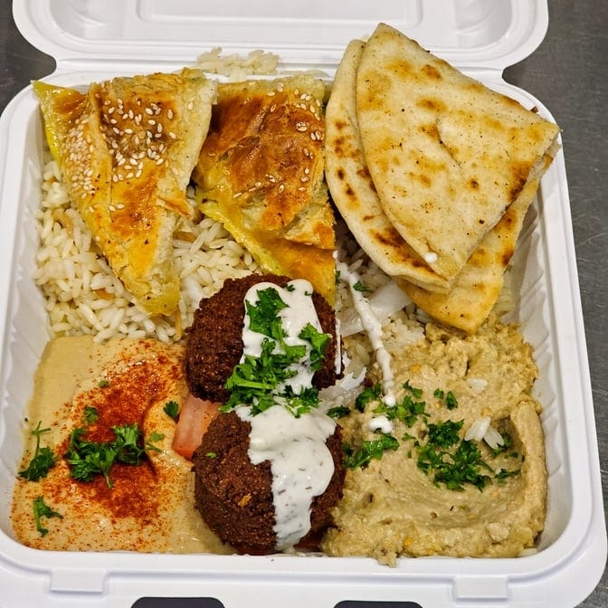 Vegetarian Feast Plate.