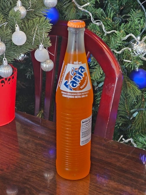 Bottled Fanta.