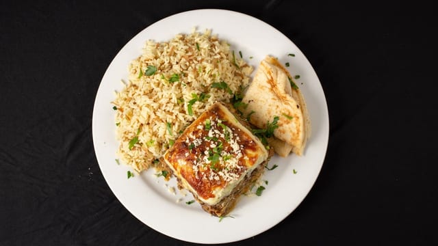 Moussaka Plate.