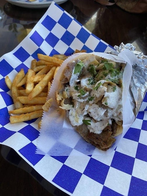 Mix Gyro Sandwich Combo.